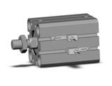 SMC CDQSB20-20DCM-M9BWVL Cylinder, Compact