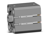 SMC CDQSB25-10DC-A90 Cylinder, Compact