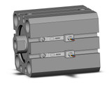 SMC CDQSB25-15DC-A93VL Cylinder, Compact