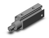 SMC CDJP2D6-10D Pin Cylinder, Double Acting, Sgl Rod