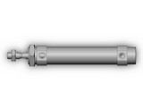 SMC CDM2B25-75Z-XC6 round body cylinder cylinder, air