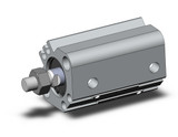 SMC CDQ2B16-15DCMZ-M9BWMDPC Compact Cylinder, Cq2-Z