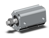SMC CDQ2B20-20DMZ-M9PWSAPC Compact Cylinder, Cq2-Z