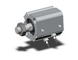 SMC CDQ2B25-10DMZ-A90VL Compact Cylinder, Cq2-Z