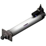 SMC CDVM5F20-25-15G Cylinder, Valve Mounted, Dbl Acting