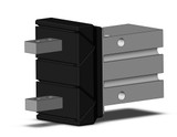 SMC MHZJ2-16SS Gripper, Mhz, Parallel Style Air Gripper