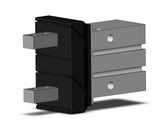 SMC MHZJ2-20S Gripper, Mhz, Parallel Style Air Gripper
