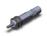 SMC CJPB6-15H4-B Pin Cylinder, Sgl Acting, Spring Return