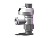 <h2>AS*2*1FS, Speed Controller with Indicator, Elbow Type, Uni Thread</h2><p><h3>The AS speed controller variants with indicator window allow for numerical verification of flow rate setting.</h3>- Two indicator window directions available<br>- Larger push-lock type handle<br>- Reduces flow setting time and setting errors<br>- Flow rate reproducibility<br>- Easier to insert and remove the tube<p><a href="https://content2.smcetech.com/pdf/ASOneTouchIndicator.pdf" target="_blank">Series Catalog</a>
