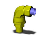 SMC KFV12N-02S Fitting, Swivel Elbow Pack of 5