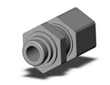 SMC KQB2E06-02 Fitting, Nickel Plated Brass