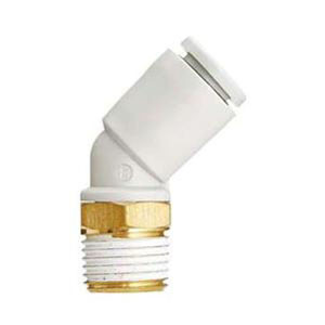 SMC KQ2K10-04AS KQ2K Series Metric Size One-touch Fittings 45°Male Elbow With Sealant