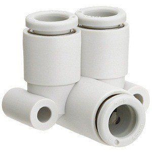 SMC KQ2LU04-00A KQ2LU Series Metric Size One-touch Fittings Branch Union Elbow