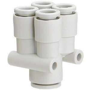 SMC KQ2UD04-06A-X35 KQ2UD Series Metric Size One-touch Fittings Different Diameter Double Union"Y"