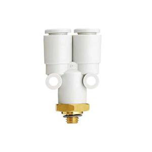 SMC KQ2U06-M5A KQ2U Series Metric Size One-touch Fittings Branch"Y"