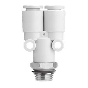 SMC KQ2U10-U03A KQ2U Series Metric Size Uni One-touch Fittings Branch "Y" With Gasket Seal