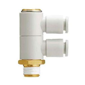 SMC KQ2VD12-03AS KQ2VD Series Metric Size One-touch Fittings Double Universal Male Elbow With Sealant