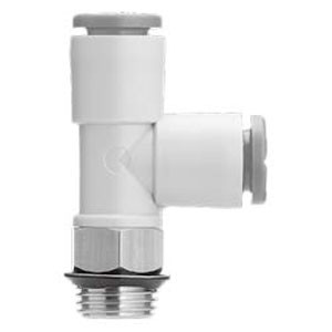 SMC KQ2Y07-U03A KQ2Y Series Inch Size Uni One-touch Fittings Male Run Tee With Gasket Seal