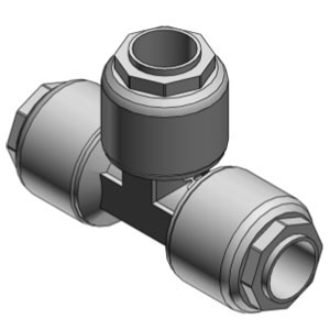 SMC LQ1T3A-ST2 LQ1T Series Space Saving Union Tee Tubing Connection SMC LQ1T3A-ST2 LQ1T Series Space Saving Union Tee Tubing Connection
