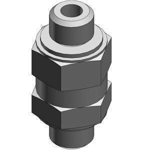 SMC MS-5UN-X112 MS Series Miniature Fittings Stainless Steel 316 MS-5UN Universal Nipple