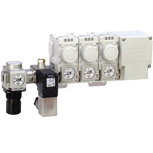 SMC IISA2CPL-2B5DLCE2 ISA2 Series Air Catch Sensor Manifold With Control Unit