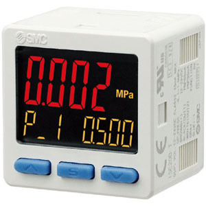 SMC ISE20B Series High-Precision Digital Pressure Switch with 3-Screen Display, Dual PNP Outputs, and IO-Link Compatibility