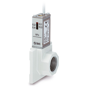 SMC IS10E-20-N01-PR-D Pressure Switch with Piping Adapter, 1/8" NPT