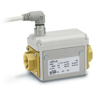 SMC LFE1K3N LFE Series 3-color Display Electromagnetic Type Digital Flow Switch Remote Type Sensor Unit