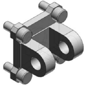 SMC CQ-D025 Double Clevis