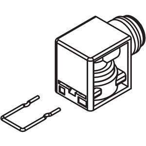 SMC ZS-33-P1L IN Side Bottom Piping Adapter (With Pin)
