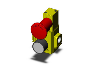SMC AVL3000-N03P-R Soft Start-Up Valve W/ Lockout