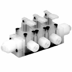 SMC LLH2A-03-S07 LVH Series Manually Operated Integral Fitting Type Manifold Base