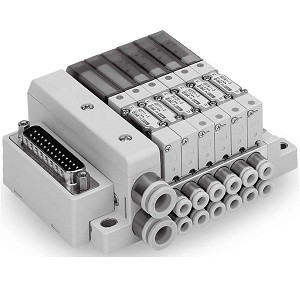 SMC SS0751-12N3N7FD2-D0 S0700 Series Manifold Slim Compact Plug-in Manifold Bar Base F Kit (D-sub Connector)