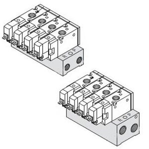 SMC SS3YJ7-20-15-00T SYJ700 Series 3Port Solenoid Valve Rubber Seal Manifold For Lnternal Pilot Type20/21