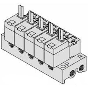 SMC SS3Y1-S41-06-M5-Q SY100 Series 3 Port Solenoid Valv/Direct Operated Type Rubber Seal Common SUP/Common EXH Type S41
