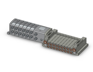 SMC SS5V2-W10S1YW62D-09BS-C6 ss5v 09 station manifold, tie-rod base