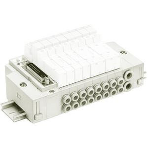 SMC SS5Y3-45FD-15B-C6 SY3000·5000 Series 5 Port Solenoid Valve Base Mounted Manifold Stacking Type/DIN Rail Mounted/Plug-in Type45F