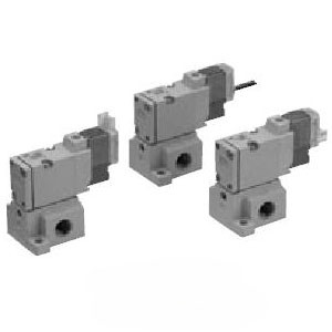 SMC SYJ524-5LOZ SYJ500 Series 3 Port Pilot Solenoid Valve Rubber Seal Base Mounted