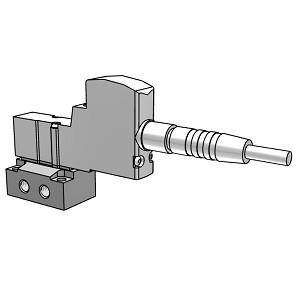 SMC SYJ5343-5WAOU-01F SYJ3000·5000·7000 Series 5 Port Solenoid Valve Rubber Seal Base Mounted(5 Port) M8 Connector Conforming To IEC60947-5-2 Single Valve