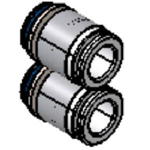 SMC SY30M-120-1A-N9 Dual Flow Fitting For SY Series