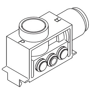 SMC SY3000-55-2A-Q Block Assembly