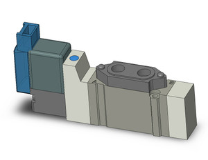 SMC SY3120-5MOU-M5 SY3000·5000·7000·9000 Series 5 Port Solenoid Valve Body Ported/Single Unit