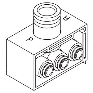 SMC SY5000-55-2A-Q Block Assembly