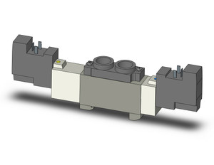 SMC SY7360-5YO-02F 5 Port Solenoid Valve