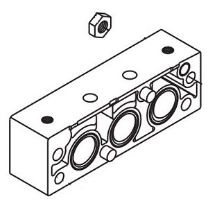 SMC SY9000-51-4 Block Assembly