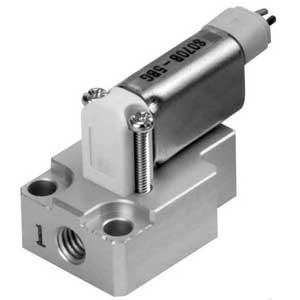SMC S070B-6AG-M3 S070 Series 3 Port Solenoid Valve Compact Direct Operated Base Mounted