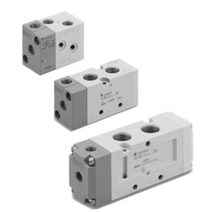 SMC VFA5420-03F-P VFA1000·3000·5000 Series 5 Port Air Operated Valve Single Unit Body Ported