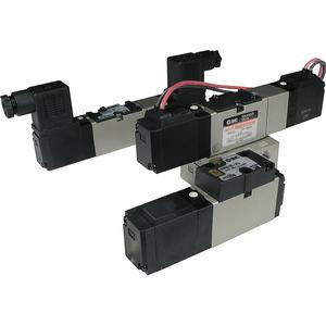 SMC VFR2210-5DZ-01T VFR2000 Series 5 Port Pilot Operated Solenoid Valve Rubber Seal, Non Plug-in