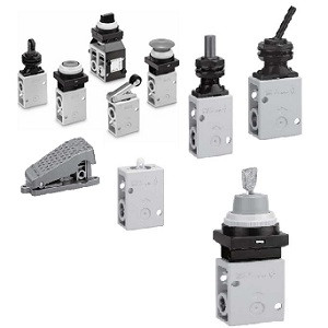 SMC VM230-02-08A VM200-A Series 2/3 Port Mechanical Valve