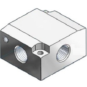 SMC VP500-202-2 Sub-plate For VP300/500/700 Series
